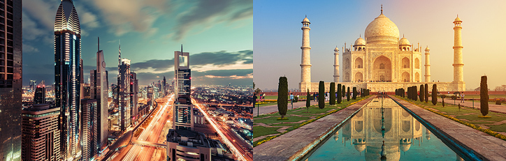 VIAJE INDIA, DUBAI Y EGIPTO CON CRUCERO