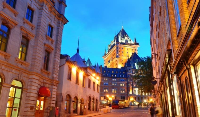 Viaje ciudades quebequences invierno