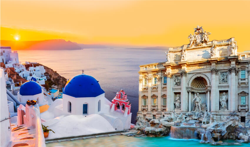 Viaje italia y grecia con crucero  