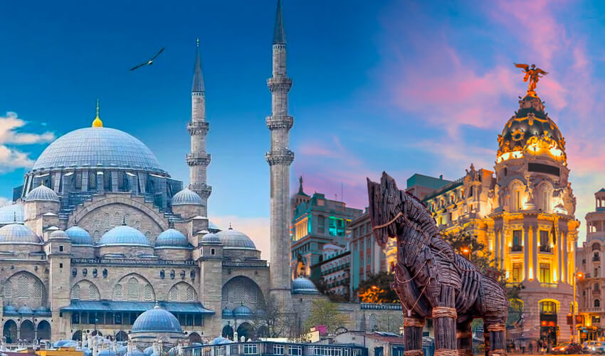 Viaje turquia de regalo y madrid  