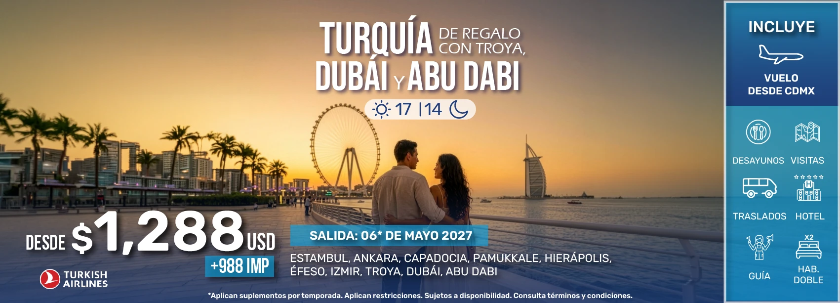 Viaje estambul dubai tvg 5650