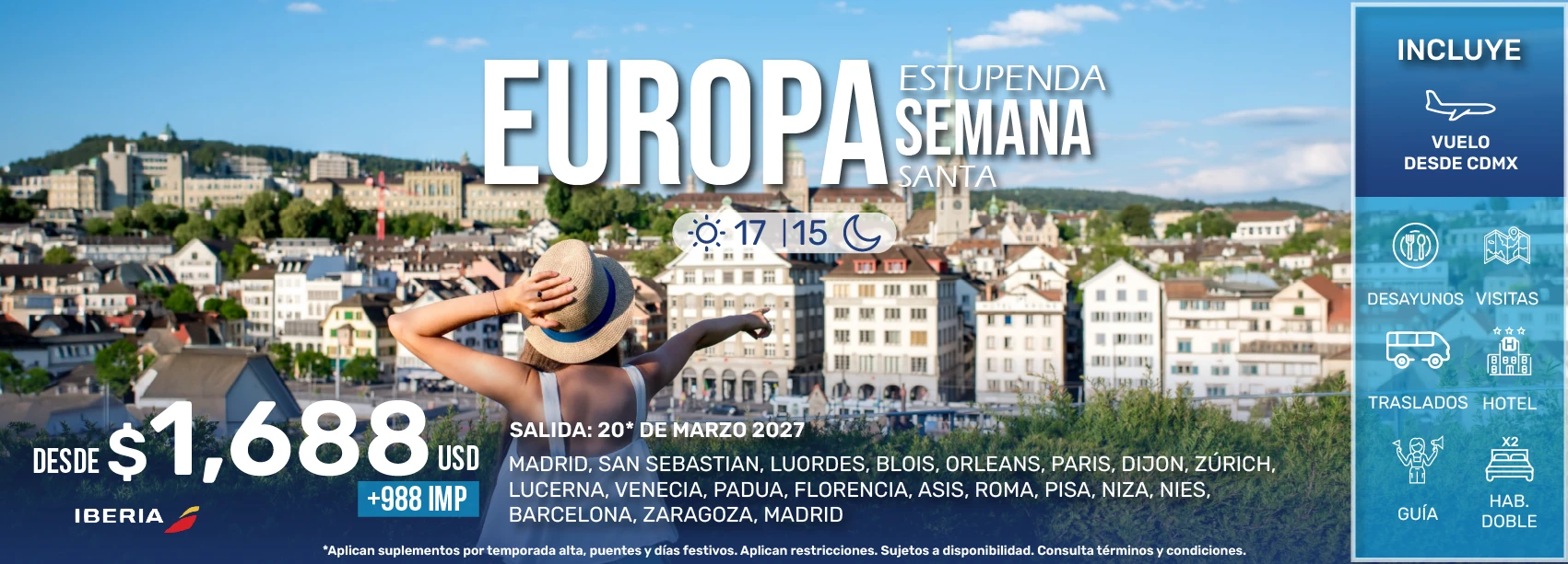 viaje europa semana santa tvg 5600