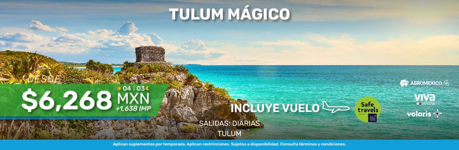 TULUM  DESDE PUEBLA