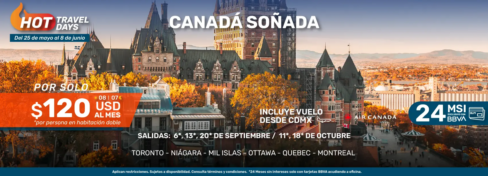 viaje canada toronto niagara ottawa quebec montreal canada 5331