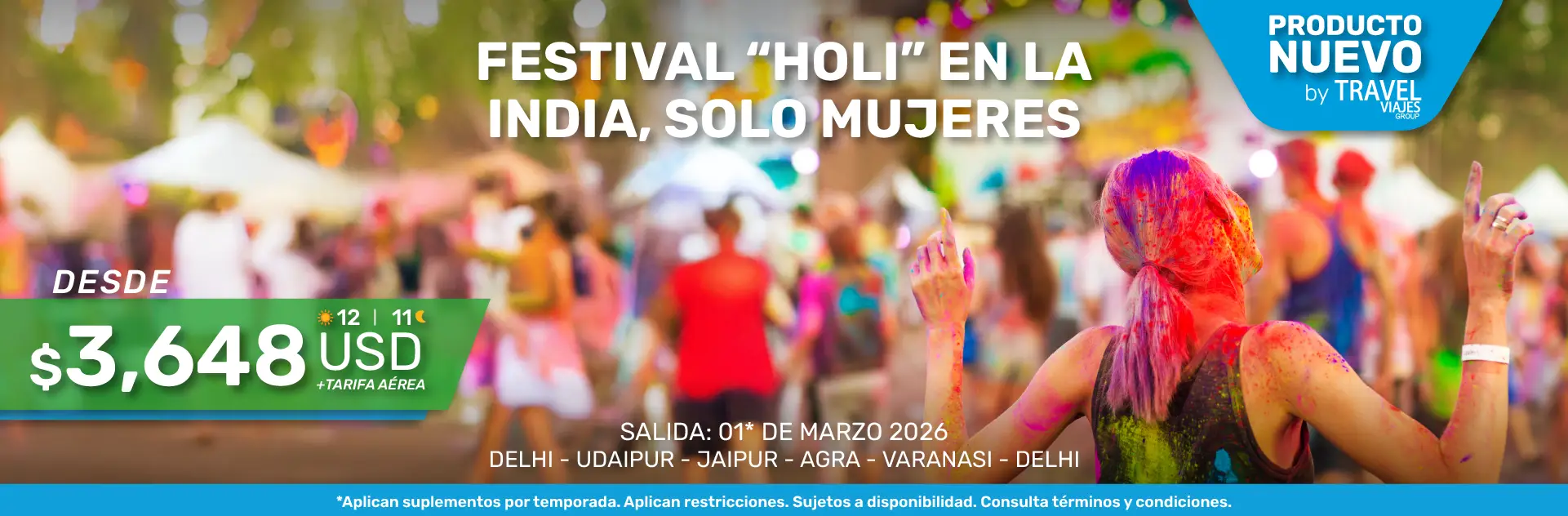 FESTIVAL-HOLI-EN-LA-INDIA-SOLO-MUJERES  DESDE CUERNAVACA